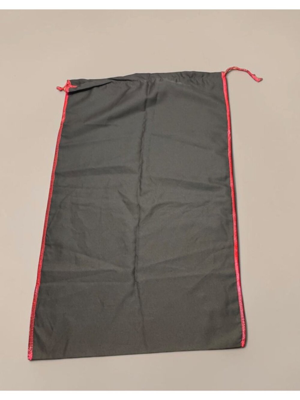 Coach Drawstring Dust Bag Brown With Red Trim & Logo - Picture 5 of 9